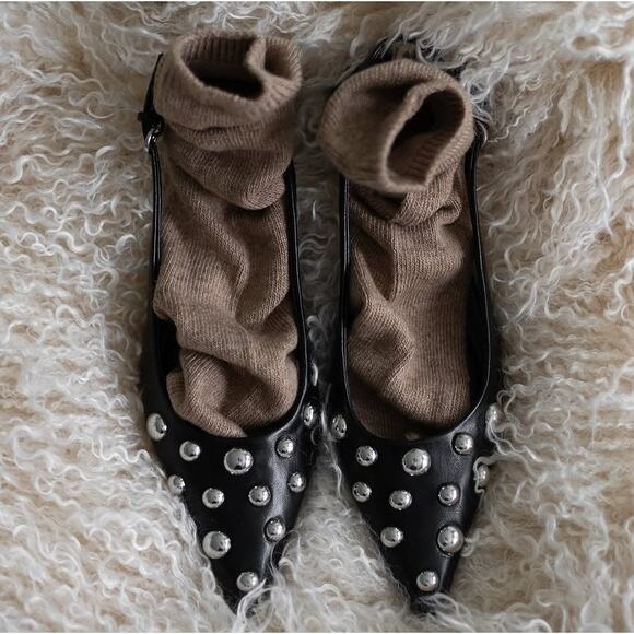 RARE!!! ZARA Blogger Fave!!! Embellished Slingbacks NWT LAST ONE!!! đź–¤ - Picture 11 of 16